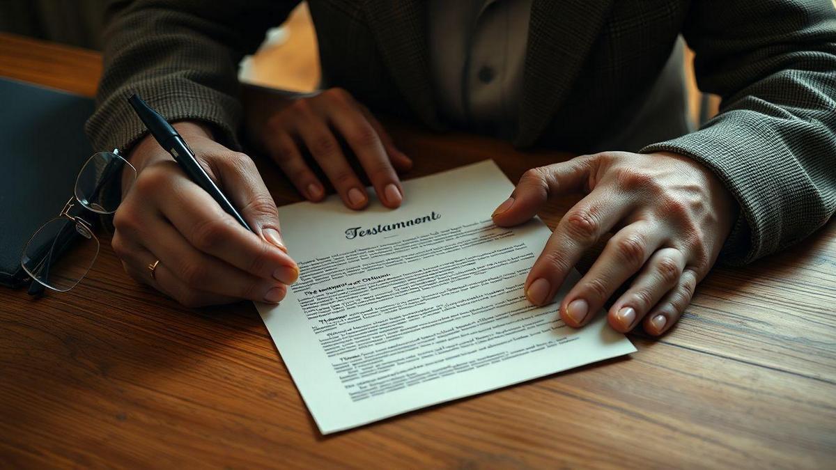 Como elaborar um testamento passo a passo: guia prático